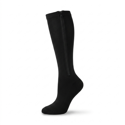 ZipEase — Zip-Up Socks, Closed Toe